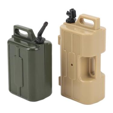 Imagem de RiToEasysports Tanque de Combustível RC Em Escala 1/10 e Conjunto de Latas, Ajuste Universal para SCX10 e Rastreadores, Acessórios de Plástico Realistas para Decoração de Carroceria de Caminhão (#12)
