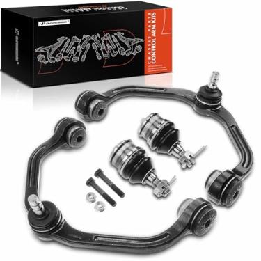 Imagem de A-Premium Kit de suspensão dianteira de 4 peças, junta esférica inferior do braço de controle superior, compatível com Ford Ranger 1998-2011 e Mazda B2300 2001-2010, B2500 1998-2001, B3000 1998-2001