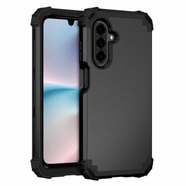 Imagem de Asuwish Capa de telefone para Samsung Galaxy A26 5G capa dura à prova de choque de silicone macio amortecedor híbrido três camadas aderência resistente acessórios de proteção resistente A 26 26A LTE