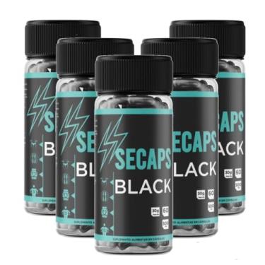 Imagem de SECAPS Black – Suplemento Alimentar em Cápsulas 60 CAPS. (500 mg) – Fórmula Premium para Suporte Metabólico & Energia (5)