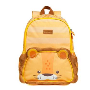 Imagem de Mochila Infantil Pets Leão Baby Laranja - Bagaggio, U, Laranja