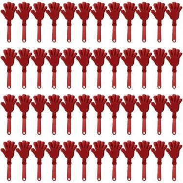 Imagem de Bandalos de mão ZCYSRLQIN Maroon 19 cm Plastic Noisemakers