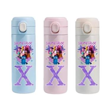 Imagem de Garrafa Térmica De Aço Inoxidável 420ML K-Pop Demon Hunters Para Menin