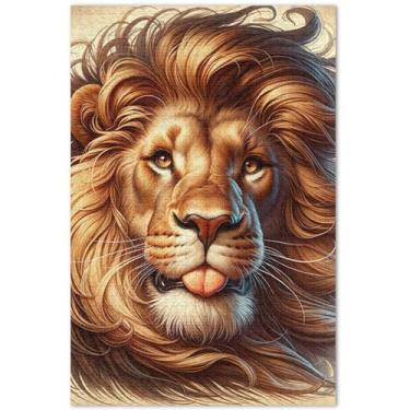 Imagem de Unicórnios roxos personalizados cenário fantástico quebra-cabeças 500 peças para adultos pintura animal quebra-cabeças difíceis família elefante branco presentes, 50 x 35 centímetros