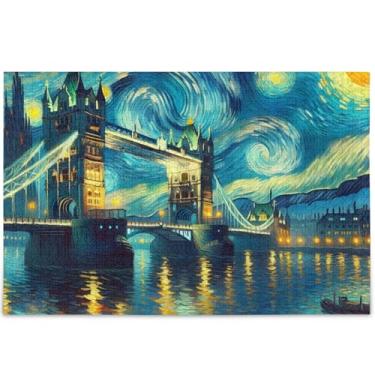 Imagem de Quebra-cabeça personalizado Majestic Lion Print Fancy Adults 1000 peças impressão de arte animal natureza grande jogo de quebra-cabeça engraçado, 75 cm x 50 cm