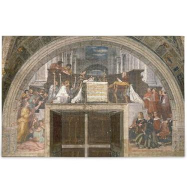 Imagem de Raphael Cardeal Virtudes Teológicas 1000 Peças Quebra-cabeças Adultos Arte Brinquedo Pintura Prime Art Jigsaw Personalizado Família Elefante Branco Presentes 75 cm x 50 cm