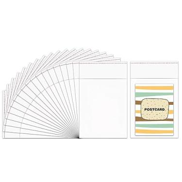 Imagem de Doutop Sacos De Celofane Autoadesivos Transparentes 4X5, 300 Peças, Opp Poly 1Mil Para Joias, Brincos, Doces, Padaria, Velas, Sabonetes, Biscoitos, 9 Tamanhos Escolher