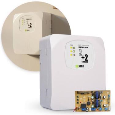 Imagem de Fonte Carregadora Timer Digital 2+2 4a Com Receptor Ipec