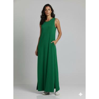 Imagem de Vestido Longo Aveloz Viscolycra Soltinho com Bolso-Feminino