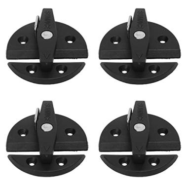 Imagem de Generic Trava de Trava de Porta de Barco de Nylon Reforçada, de Botão de Giro de Parada Positiva, 4 Conjuntos de Travas de Torção de Gabinete de Iate para Trailer, Operação Suave para Escotilha de