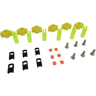 Imagem de LEANPRO Pacote com 12 kits de flechas para pesca com arco com lâminas de segurança dentro do diamante, 1,5 cm