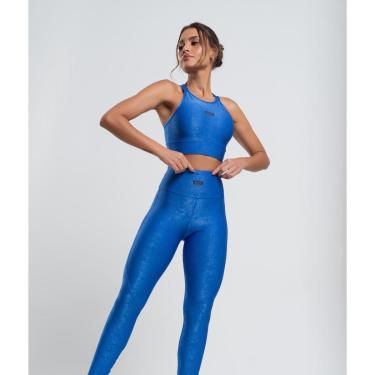 Imagem de Calça Legging Suplex Canelada Com Brilho E Recortes Salvatore Fashion-Feminino