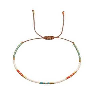 Imagem de Pulseira De Contas Miyuki Boêmia Feminina, Joia Estilo Nativo Fina, Ar