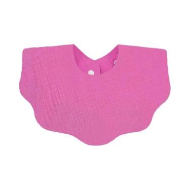 Imagem de Babadores De Algodão Macio Em Cores Sólidas Para Bebês, Toalhas De Sal