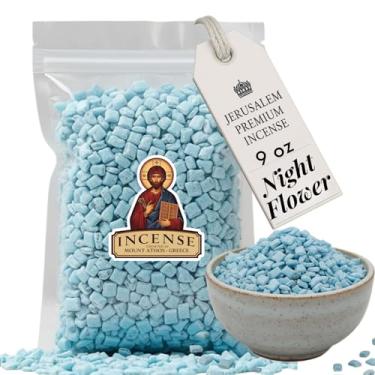 Imagem de Holy Land Market Incenso de Jerusalém - para uso pessoal ou igreja, qualidade premium do Monte Athos (flor noturna, 255 g)