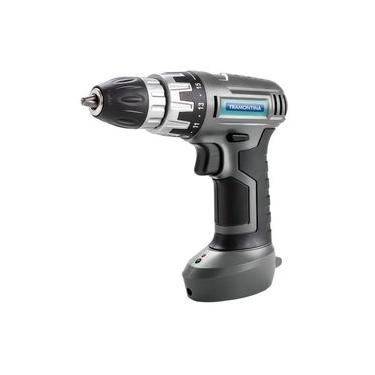 Imagem de Parafusadeira e Furadeira Tramontina a Bateria com Maleta e Kit de 20 Acessórios Cinza / Bivolt