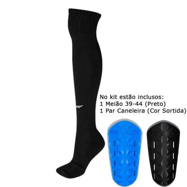 Imagem de Kit Penalty Meião Futebol Matis 39 - 44 + Caneleira Matis X cor:;Tamanho:39 a 44-Masculino