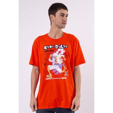 Imagem de Camiseta One Piece Monkey D. Luffy Gear 5 - Piticas, P, Vermelho