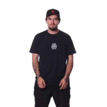 Imagem de Camiseta Bali Hai Lobo, Preto, g