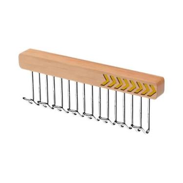 Imagem de Cabideiro De Parede Multifuncional De Madeira Com 8/12 Ganchos, Organi