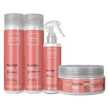 Imagem de Kit Cadiveu Essentials Bye Bye Frizz - Shampoo e Condicionador e Máscara e Leave-in-Unissex