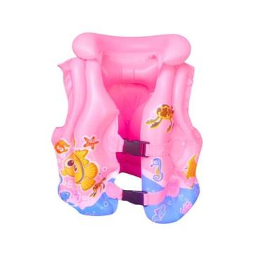 Imagem de boia colete infantil inflavel piscina praia para menino e menina taman
