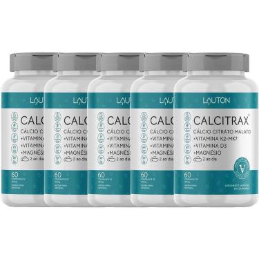 Imagem de Kit 5X Calcitrax - 60 Comprimidos - Lauton Nutrition-Masculino