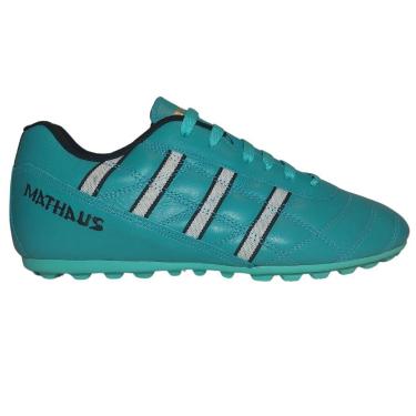 Imagem de Chuteira Mathaus Society Vitória Colada E Costurada + Leve-Unissex