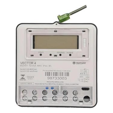 Imagem de Relógio Energia Medidor Luz Consumo Bifásico Nansen Vector 1 - Congrat