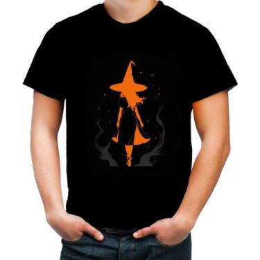 Imagem de Camiseta Colorida Bruxa Halloween Laranja Festa 2 - Kasubeck Store, IN