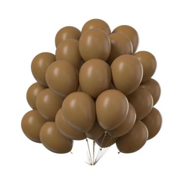 Imagem de Balões De Látex Laranja, Marrom E Vermelho De 10 E 12 Polegadas, 10, 2