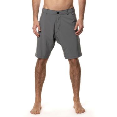 Imagem de Bermuda Quiksilver Hybrid Fusion Cinza Escuro-CINZA ESCURO-46-Masculino
