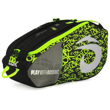 Imagem de Raqueteira Lok One Gen2 Preto e Verde Limão-Unissex