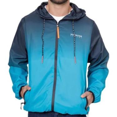 Imagem de Jaqueta hd masculina windbreaker corta vento 9829a, Azul, Preto, P
