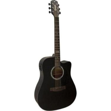 Imagem de Violão Giannini GF1D CEQ Eletroacústico Aço Satin Black