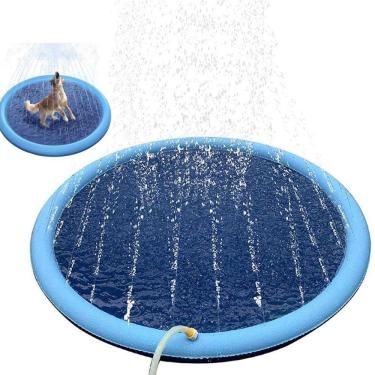 Imagem de Piscina Tapete Infantil Inflável com Chafariz SU-CHAFA1 PVC Azul Mundo LGBT