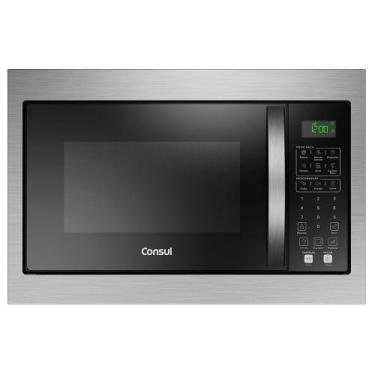 Imagem de Micro-ondas de Embutir Consul 32 Litros Preto Menu Fácil Tira Odor Pai