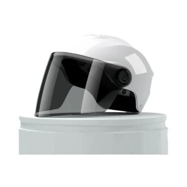 Imagem de Capacete Half-Shell para bicicleta elétrica com proteção solar  Boné u