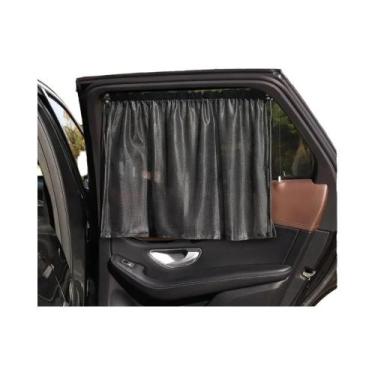Imagem de Protetor Solar Universal Para Janela De Carro Preto Com Ventosa, Corti