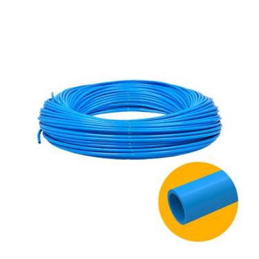 Imagem de Mangueira Pneumática 10 Mm Azul 1 Metro - Brasil Pneumática, Azul-Turq