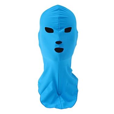 Imagem de Tachiuwa Protetor Solar Elástico com Proteção Solar UV Máscara Facial Capa Pescoço Boné de Mergulho para Mergulho - Lago Azul