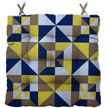 Imagem de Almofada Para Cadeira Futton Wendy 40x40cm Geométrico