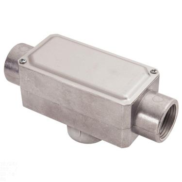 Imagem de Condulete fixo 1" tipo "TB" - com tampa / rosca BSP / sem pintura Tramontina