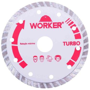 Imagem de Disco Diamantado Turbo 110mm X 20mm Worker