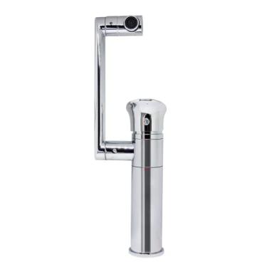 Imagem de Torneira Cuba Monocomando Banheiro Flexível Acabamento Cromo