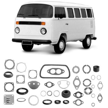 Imagem de Jogo Junta Motor Kombi Gol G1 Fusca Brasília Sohc 8v 67 A 20