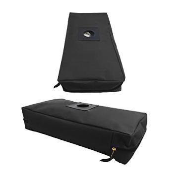 Imagem de Kit Porta Sacolas Donem Ind - 2 Unidades Puxa-sacos Preto (50cm x 25cm x 10cm) - Sacola de Supermercado