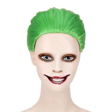 Imagem de IMISSU Personagens de desenho animado Peruca de cosplay longa curly Perucas de fantasia de festa para Halloween & Natal (Verde)