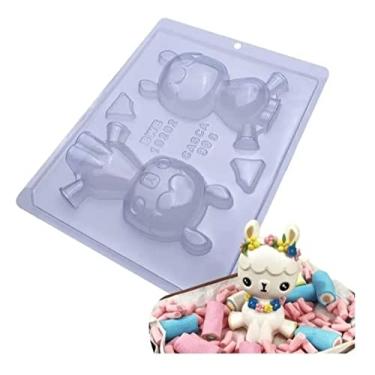 Imagem de Kit 10 Formas De Acetato E Silicone Lhama 10202 Bwb