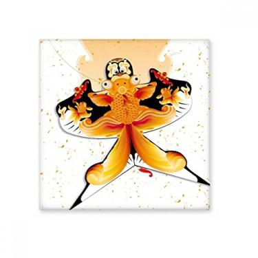 Imagem de Pedra decorativa de azulejo de cerâmica com padrão de pipa tradicional chinesa